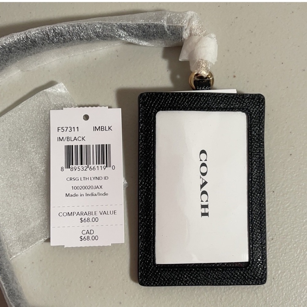 Coach ID LANYARD IN SIGNATURE CANVAS - Picture 2 of 2